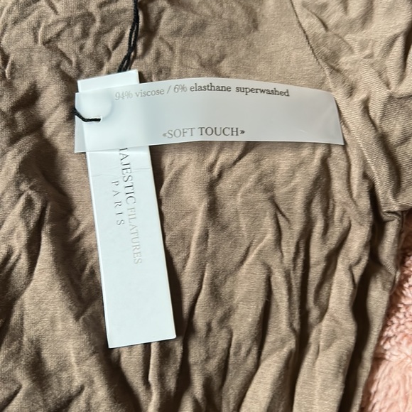 Classic buttery soft tan T-Shirt - Picture 3 of 4